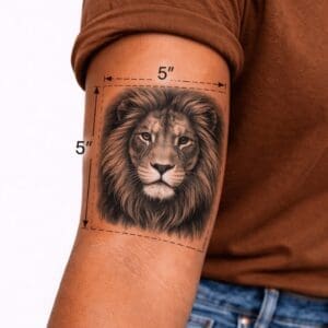 Tattoo Removal – Extra Large size example